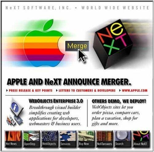 Apple and NeXT Announce Merger